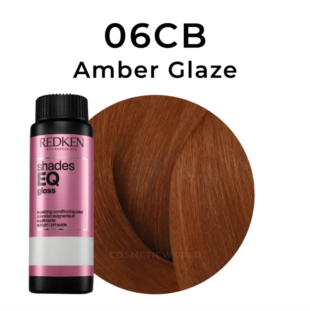 Redken Shades EQ Ammonia-free Hair Color Gloss 06CB Amber Glaze 60 ml/2 Oz